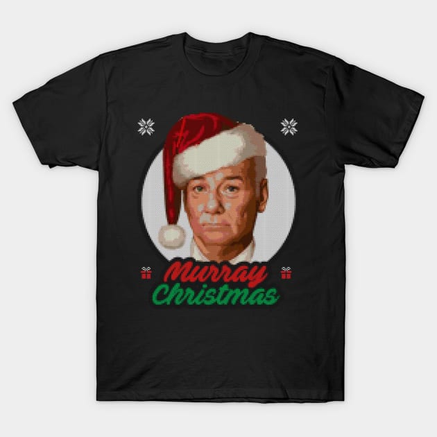 Murray Christmas Ugly Sweater T-Shirt by Amadeus Co